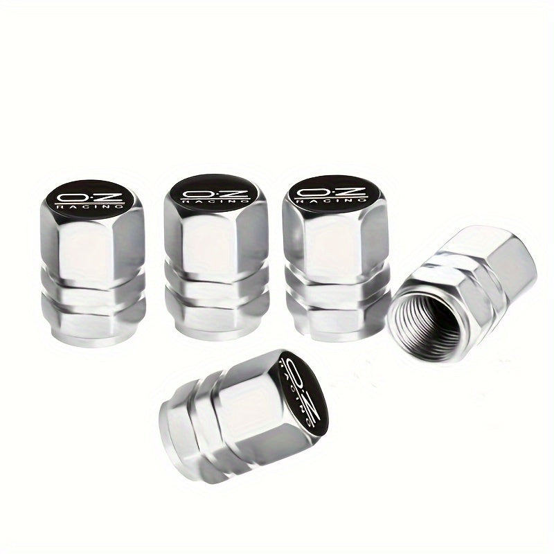 Universal Car Valve Caps Set 5 Pcs, Durable Tire Air Cover for Cars Bikes Trucks