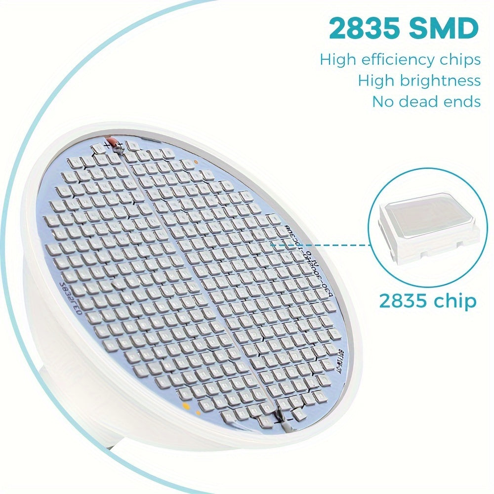 LED Plant Grow Light Full Spectrum E26 E27 Base 220V 126/200/300 LEDs Indoor Seed Germination