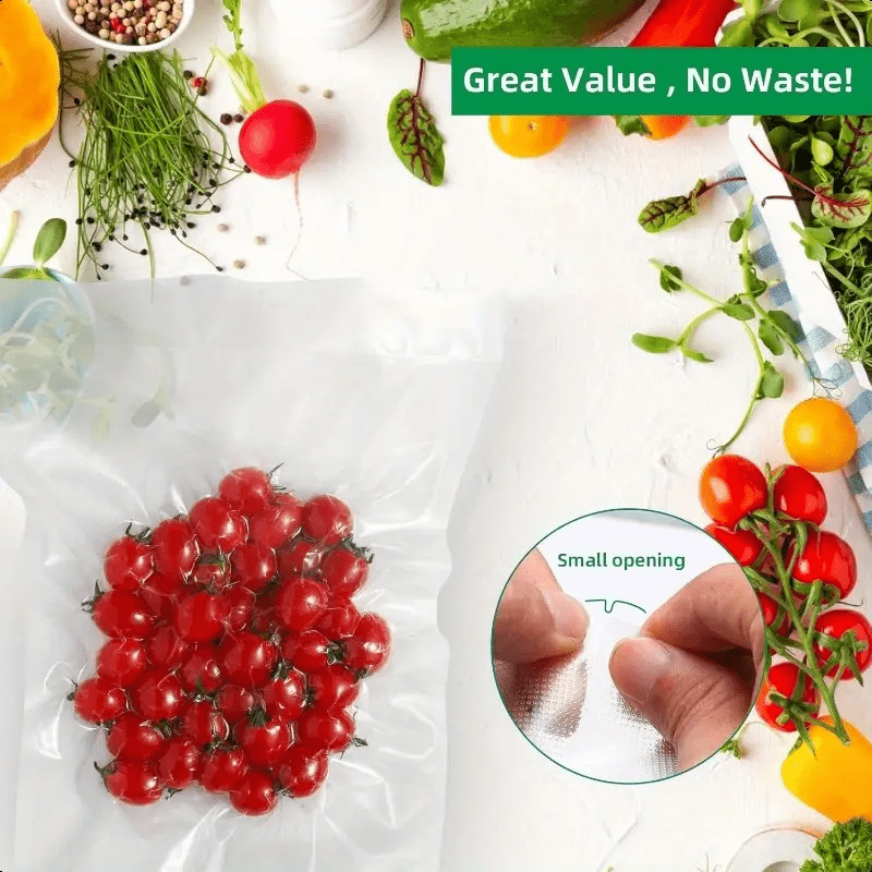 5-Piece 5.0 Meter Vacuum Sealer Bags for Food Storage and Preservation