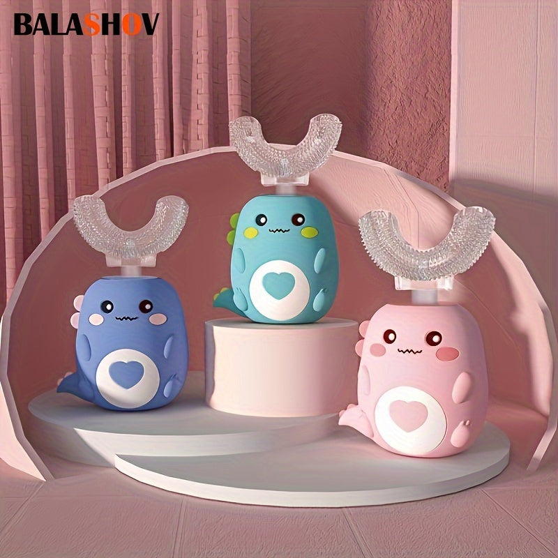 Electric Children's Sonic Toothbrush with 3 Cleaning Modes and Food-Grade Silicone