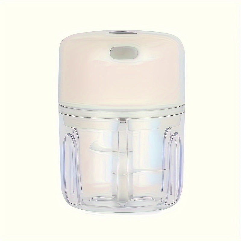 Mini Electric Food Chopper 250ml USB Rechargeable Portable Kitchen Gadget