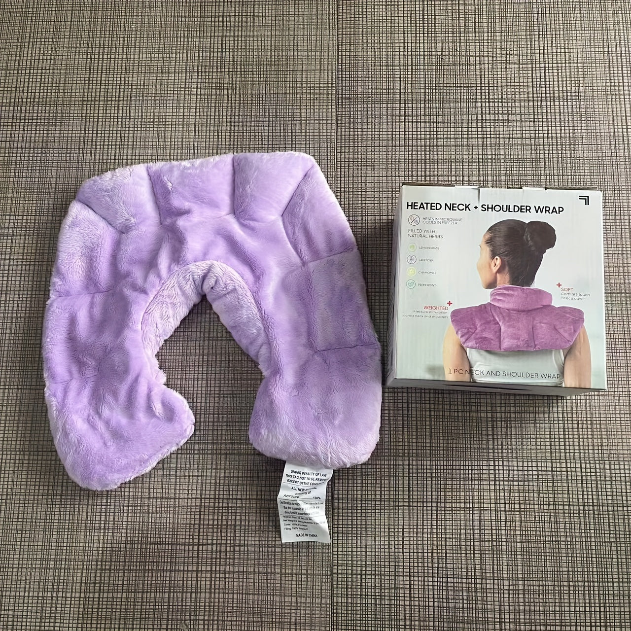 Aromatherapy Neck and Shoulder Wrap Heat Cold Pack for Relaxation