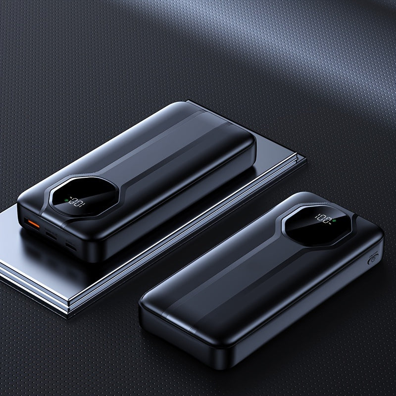 20000mAh Power Bank with Fast Charging LED Display Dual Input Output for iPhone and Android Devices