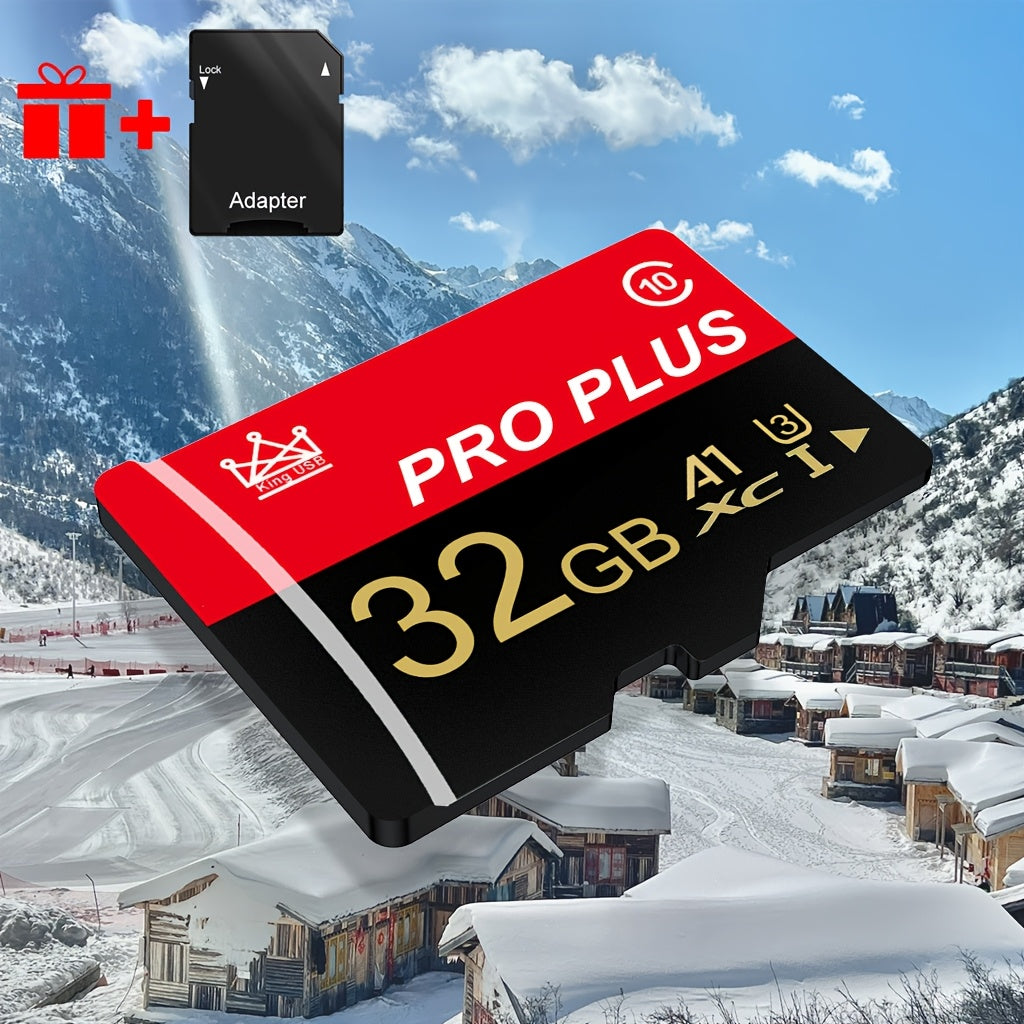 High-Speed Memory Card 64GB to 64MB with Adapter for Tablets Cameras Phones Laptops