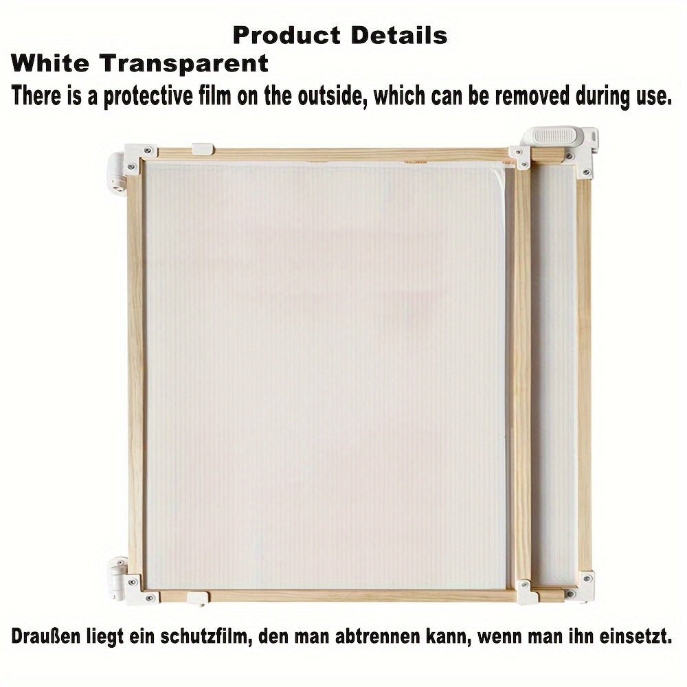 Expandable Baby Gate for Stairs Doorways Hallways No Assembly Plastic Hinge