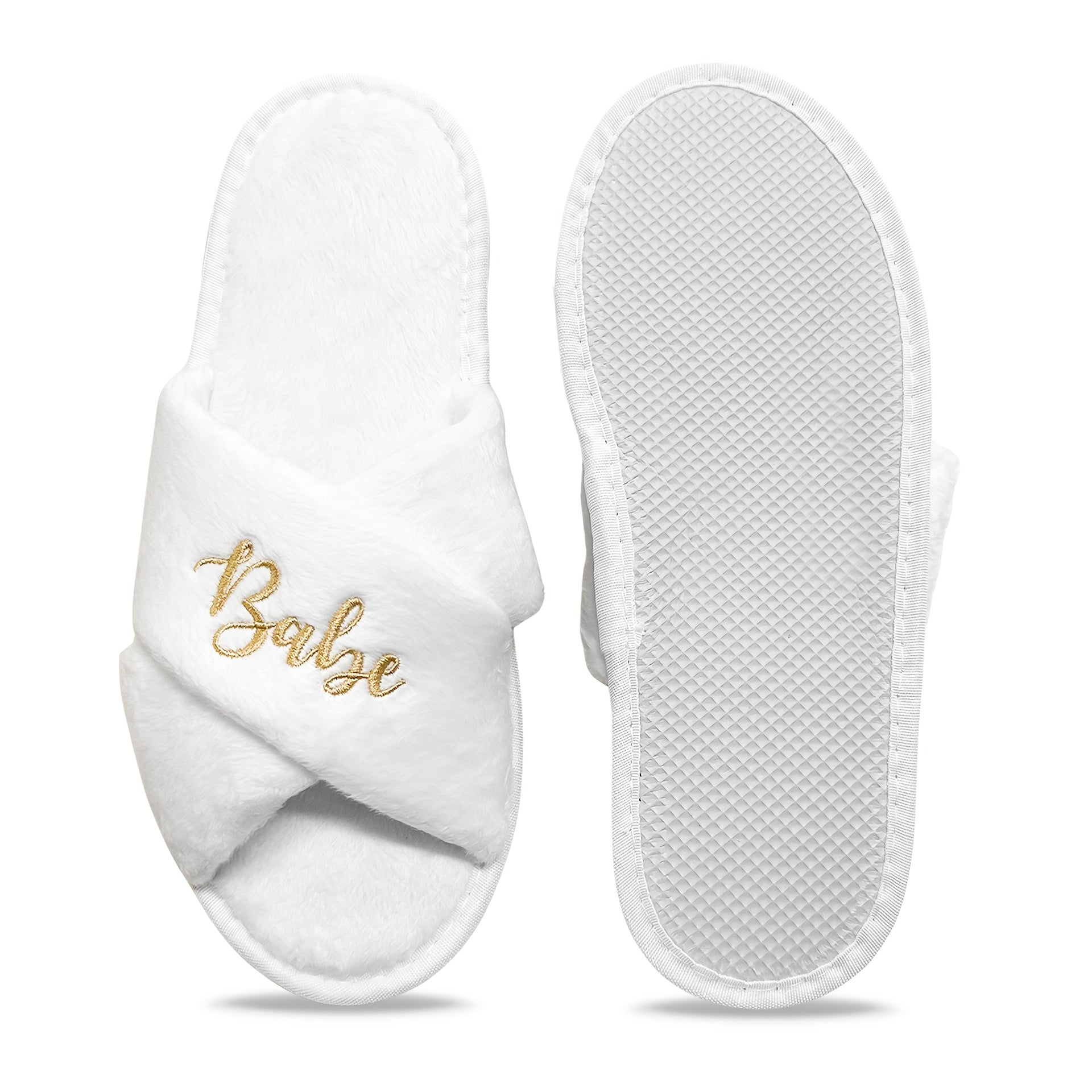 Women Open-Toe Cross Strap Slippers Comfortable Soft Sole Wedding Party Shoes