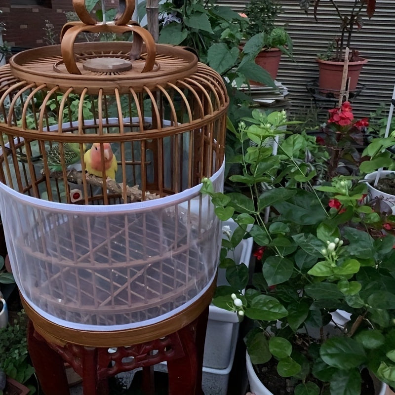 Nylon Mesh Bird Cage Netting for Parrots and Small Birds Durable Polyester Material