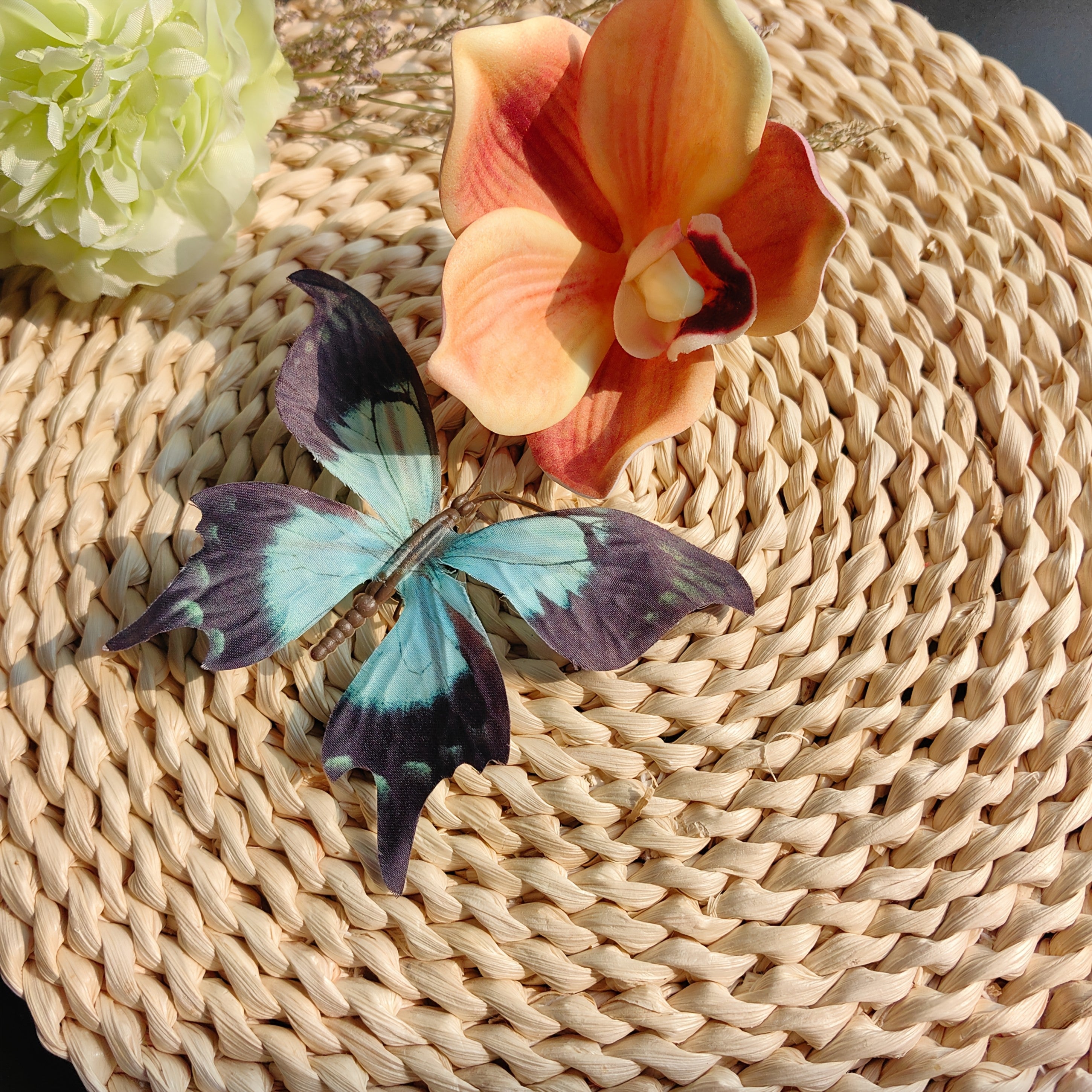 Women's Butterfly Flower Shoe Clips Detachable Beach Vacation Accessories