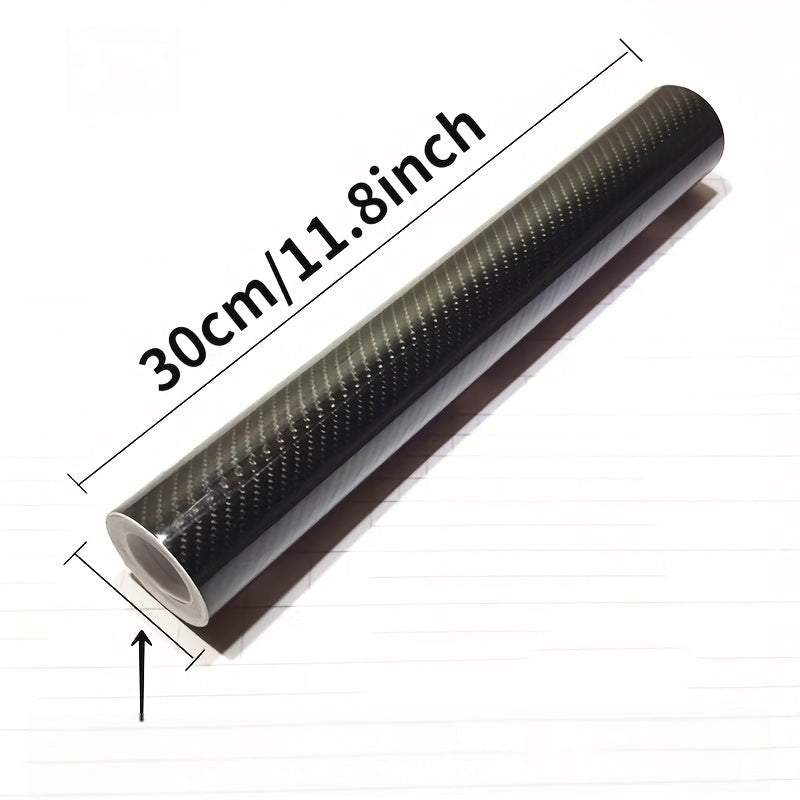 Motorcycle Carbon Fiber Sticker Waterproof Glossy Vinyl Decal Roll Multi Size