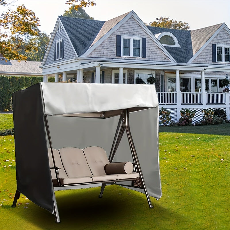 Сохраните вашу уличную качелю в безопасности с помощью этого водонепроницаемого чехла, разработанного для 3-местной качели. Идеально подходит для садовых, террасных, патио и дворовых качелей.
