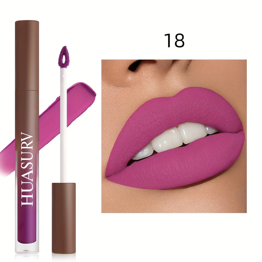 Velvet Matte Lip Glaze Set 19 Shades Fadeless Long-Lasting Lipstick