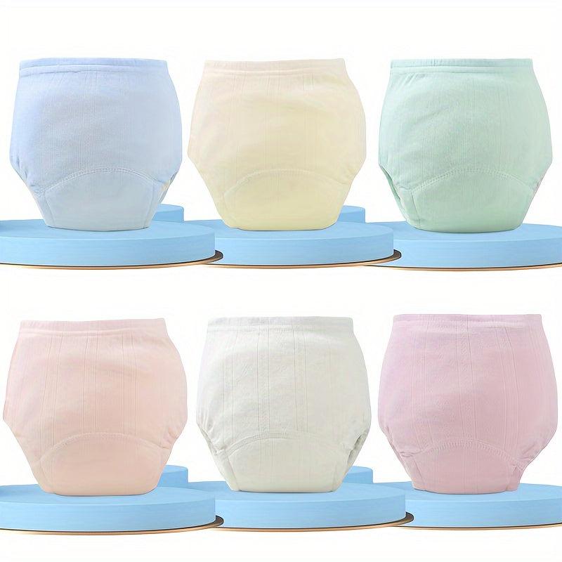 Set of 3 Breathable Cotton Reusable Waterproof Unisex Training Pants