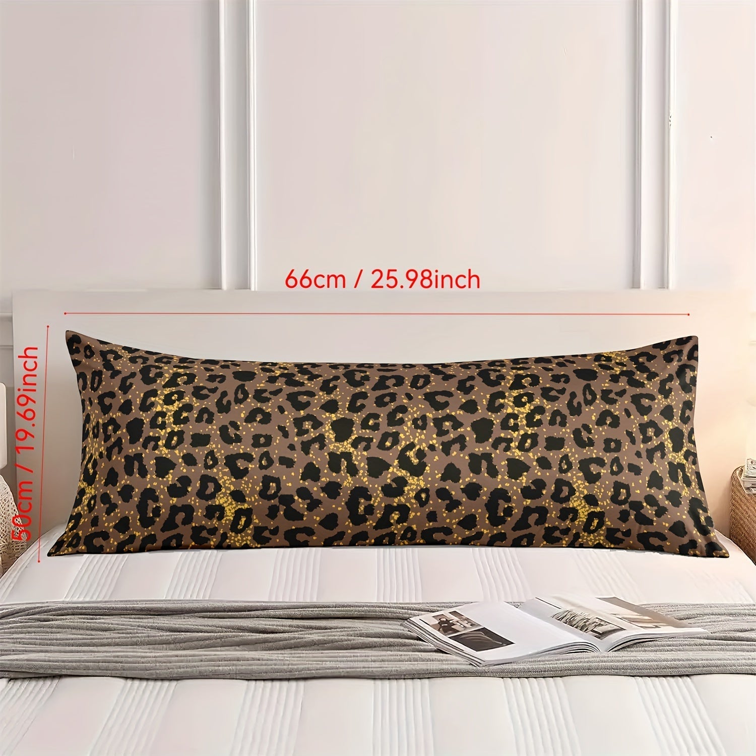 Polyester Geometric Pattern Pillowcase for Body Pillow Soft and Washable