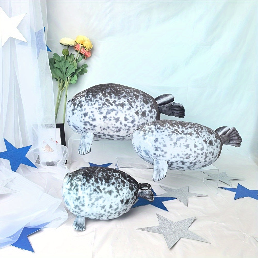 Spotted Seal Plush Toy Pillow Room Decor Gift for Kids