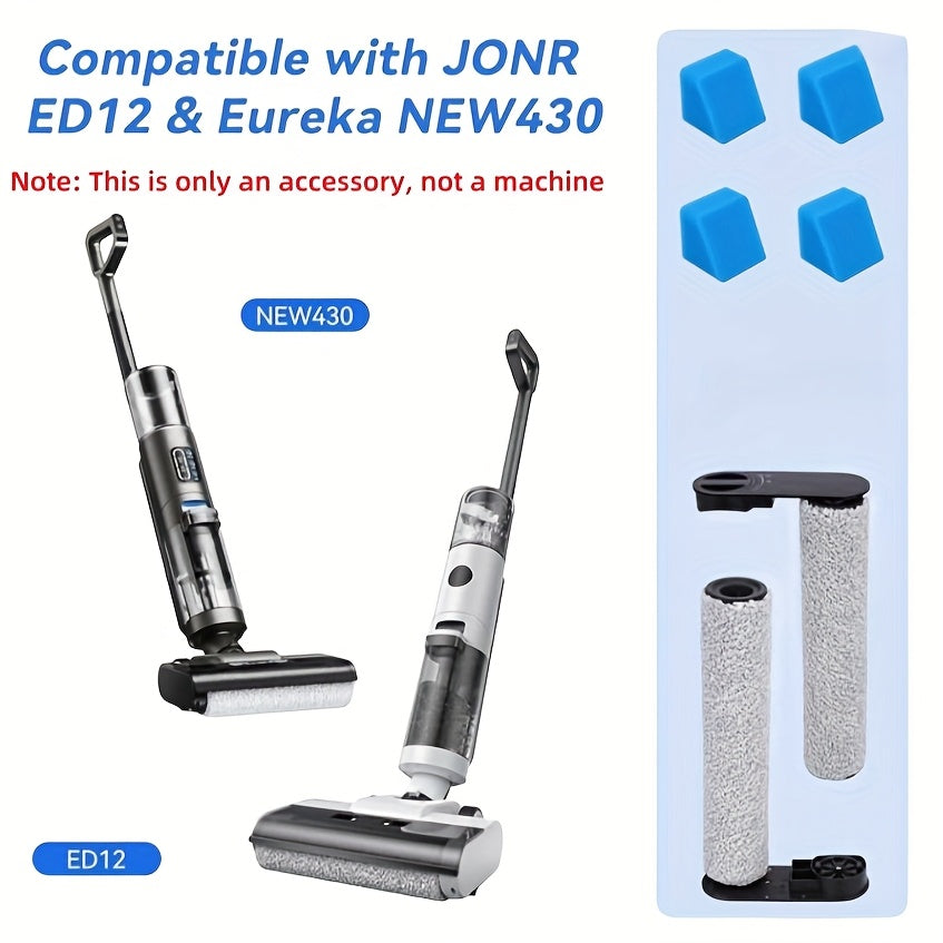 Set of 5 Vacuum Cleaner Accessories Includes Sponge Filters Rolling Brushes and Cleaning Brush