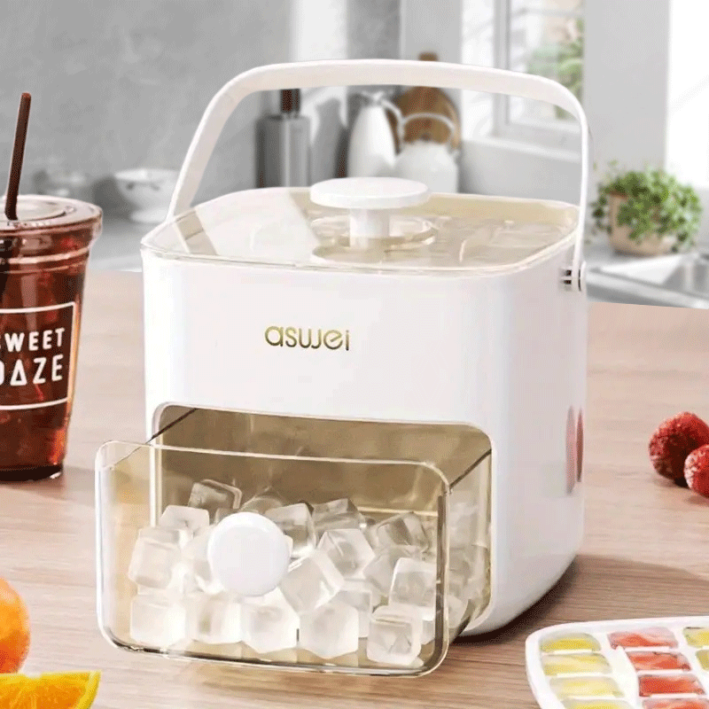 Portable Handheld Ice Maker Large Capacity Battery-Free Cubes for Beverages