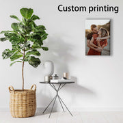 Personalized Couple Photo Canvas Wall Art, Framed, Custom Keepsake Gift