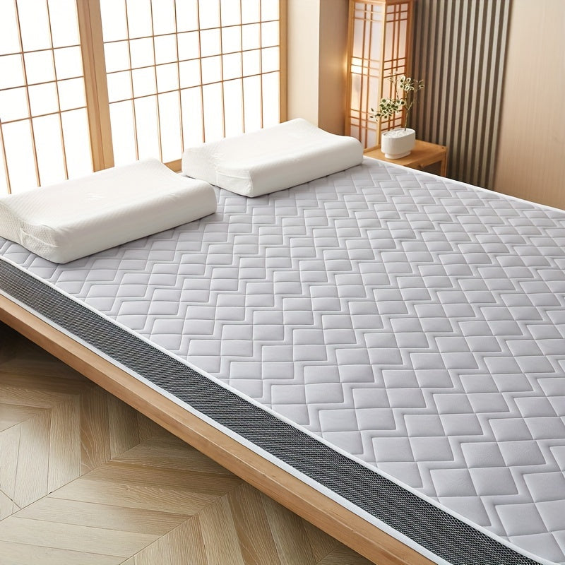 Latex and Memory Foam Mattress 5.08cm Thick Soft Breathable Bedroom Dorm