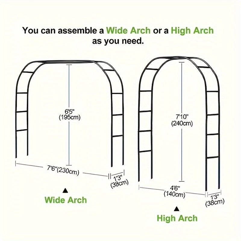 Metal Wedding Arch Flower Stand for Ceremonies with Pink and White Flowers Outdoor Decoration