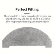 Set of 5 Washable Mop Cloths for Vacuum Cleaners, Floor Care Accessories