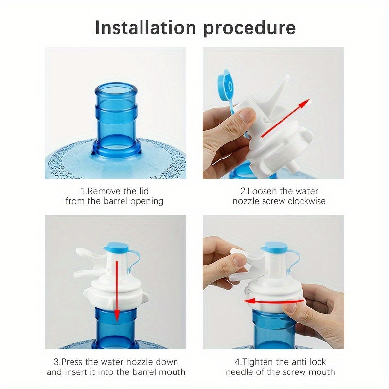 Small Food-Safe Plastic Water Dispenser Faucet Nozzle for Barrels