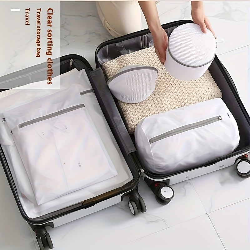 Unisex Mesh Laundry Bag for Sneakers Socks Bras Travel Organizer