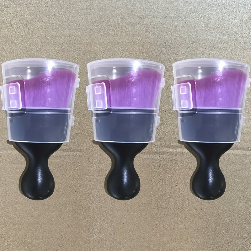 3Pcs Car Detailing Brushes Set Soft Bristle Crevice Upholstery Cleaning Tools