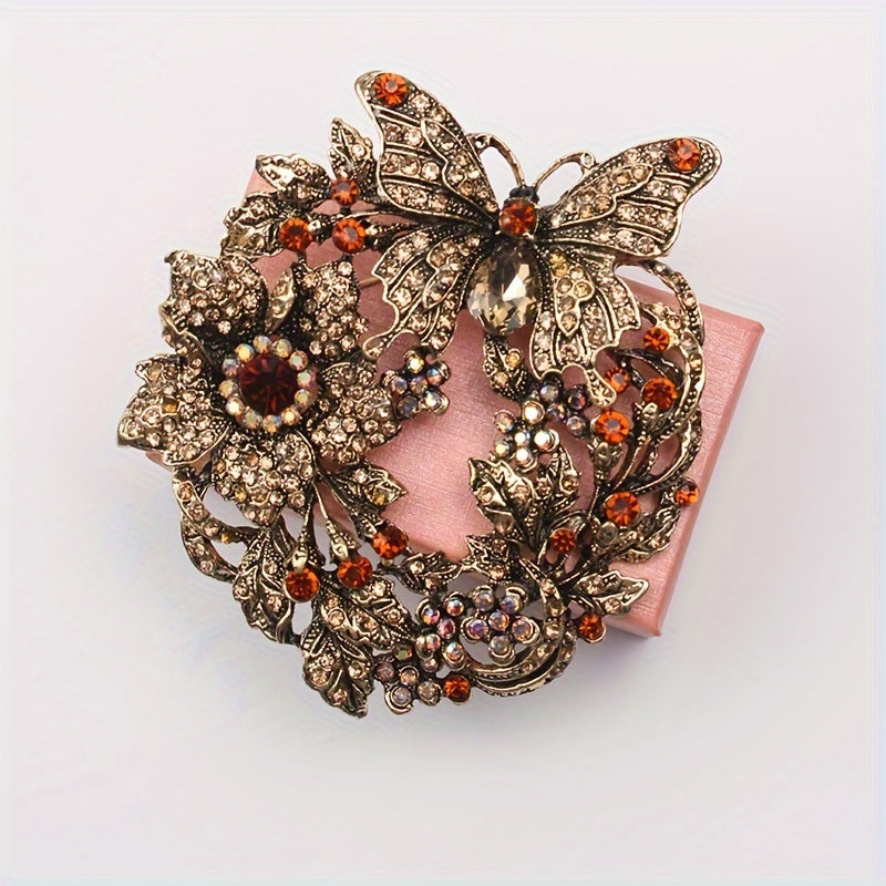 Hayvonlardan ilhomlangan rhinestone giraf brosh pin erkaklar va ayollar uchun