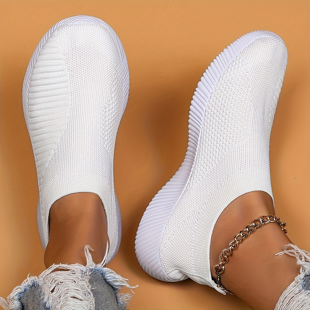 Zapatillas de punto transpirables para mujer con soporte Lightsole para todas las estaciones