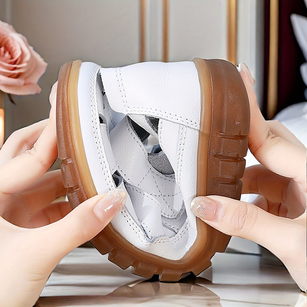 Women's Casual Platform Sandals with Floral Cut-Out Design Breathable Soft Sole Summer