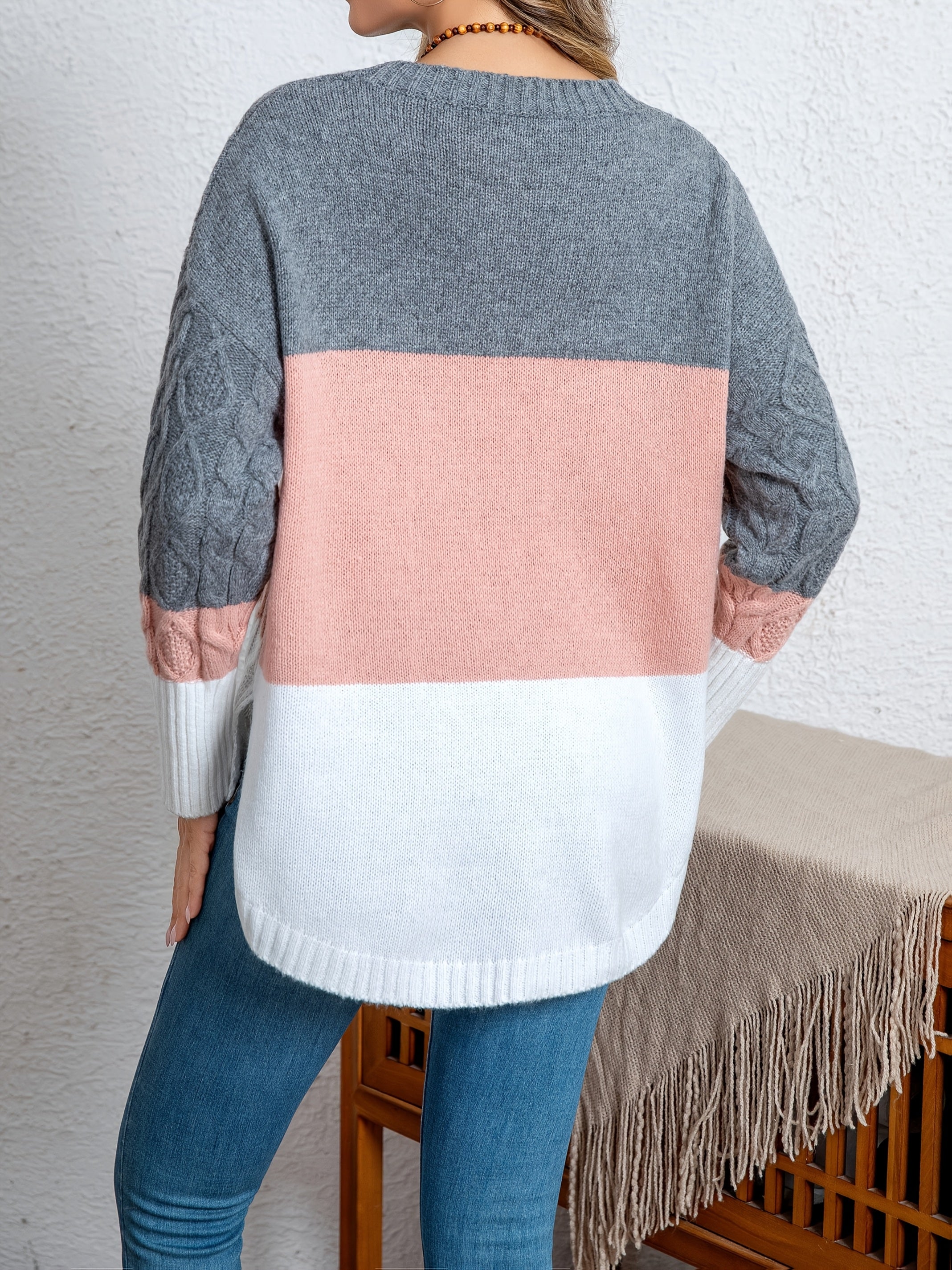 Ayollar uchun retro niş kiyimlari yumshoq sviter, kuz qish twist top