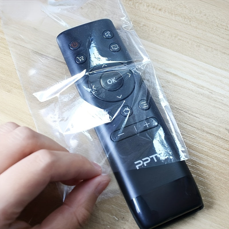 10 dona shaffof issiqlik qisqaradigan film sumkalar TV pult uchun