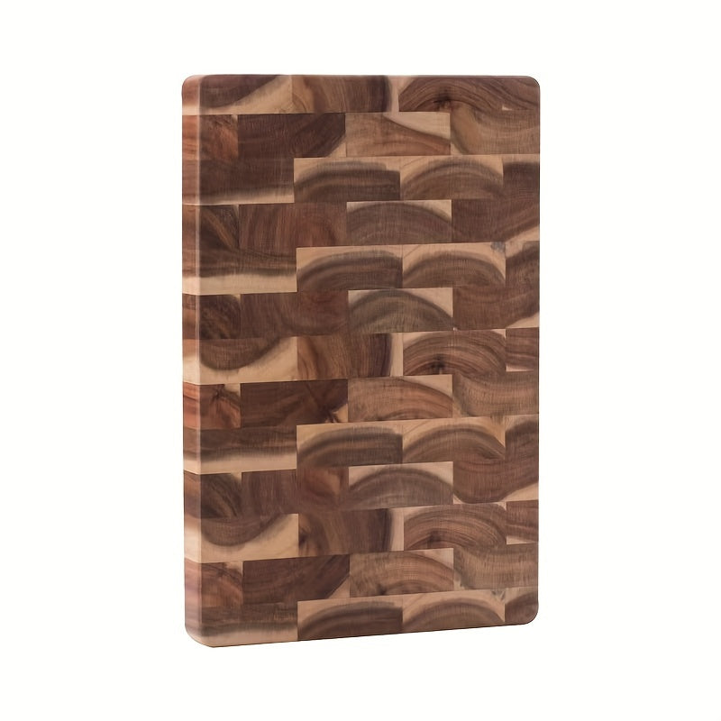 Acacia Wood Cutting Board Sturdy Anti-Skid Kitchen Chopping Block for Slicing