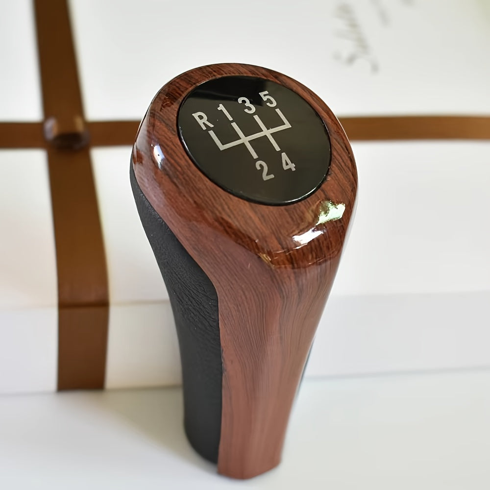 Universal Wooden Gear Shift Knob ABS Resin for 5/6 Speed Cars