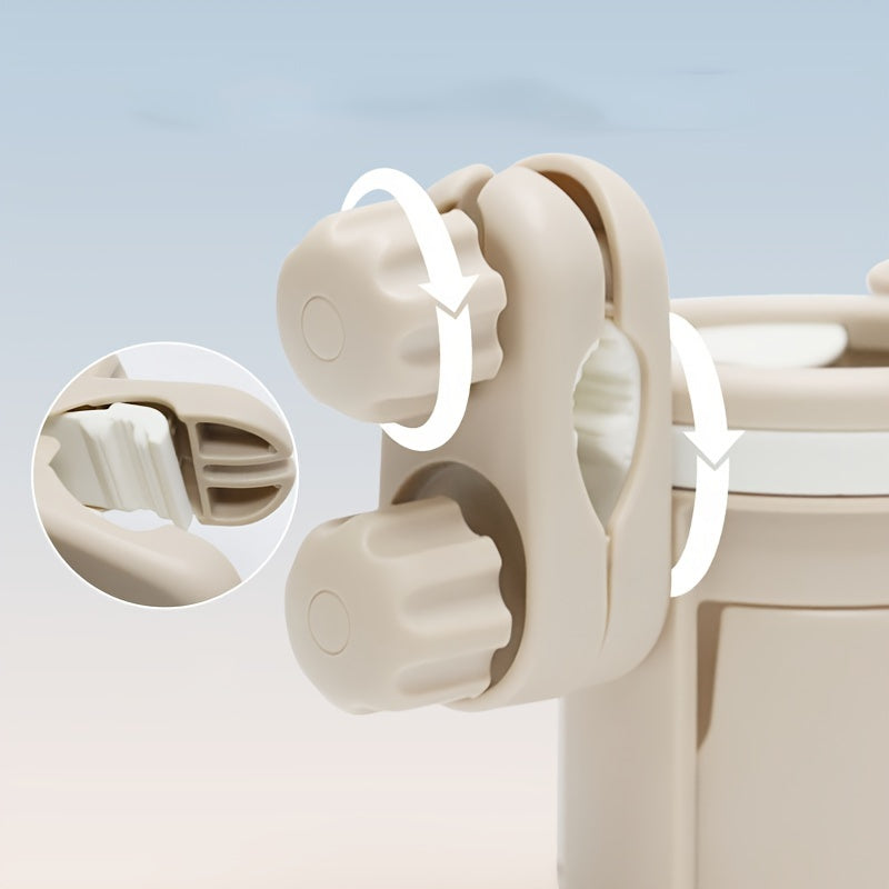 Stroller Cup Holder with Storage Rack and Phone Holder for Baby Carriage