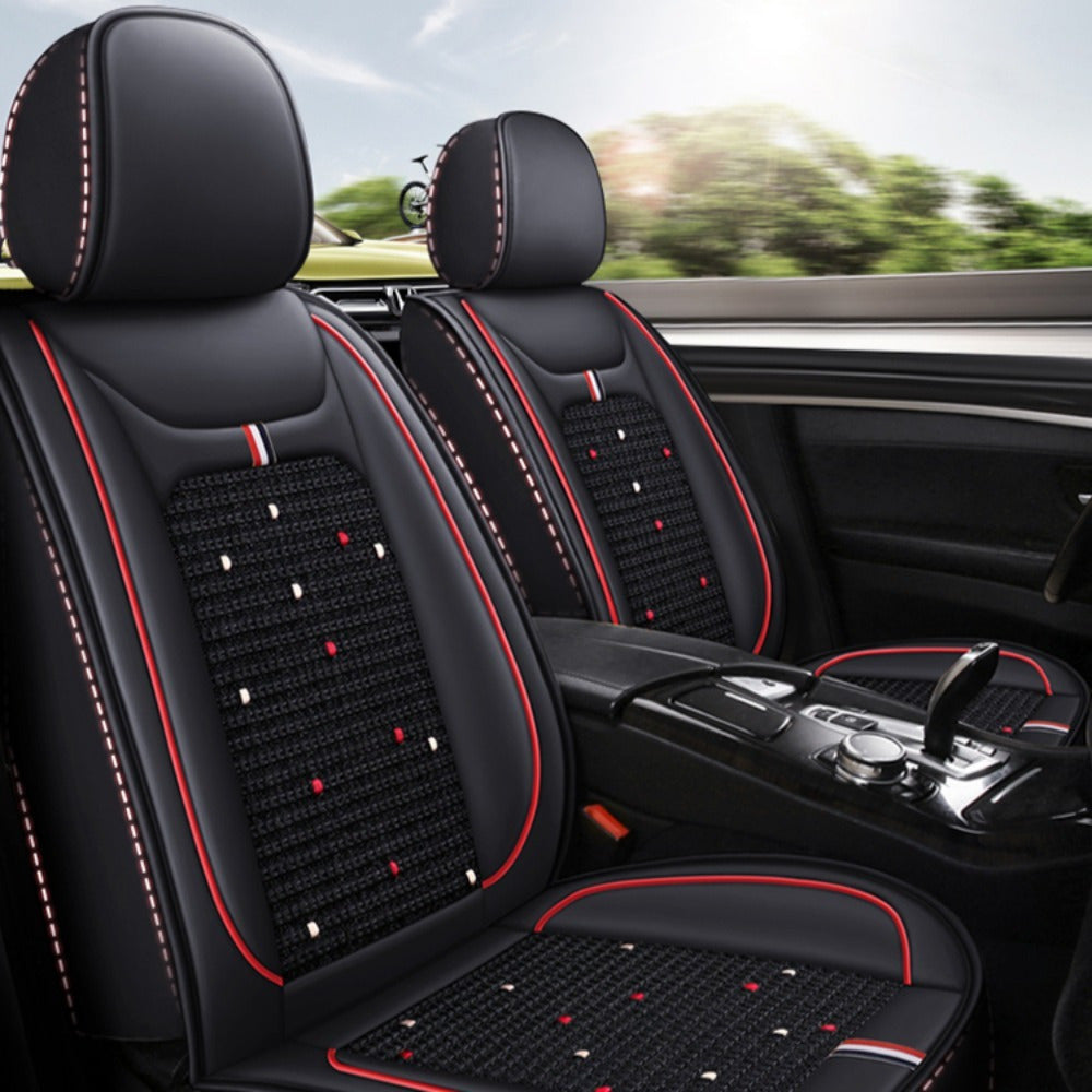 2pcs Car Seat Covers Cushioned Non-Slip Seat Protectors for All Vehicles