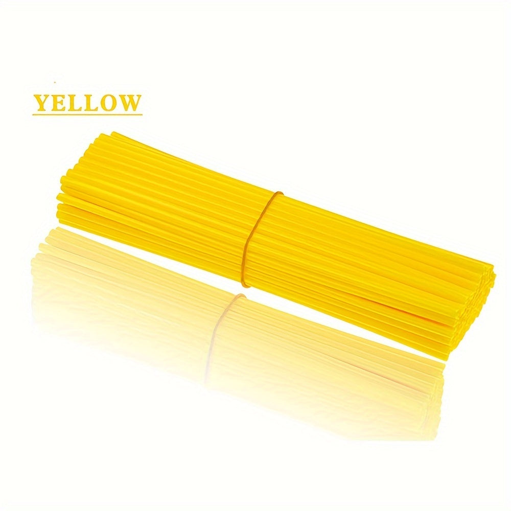 Universal Motorcycle Wheel Rim Spoke Wrap Kit 24cm 9.4in Dirt Bike Enduro