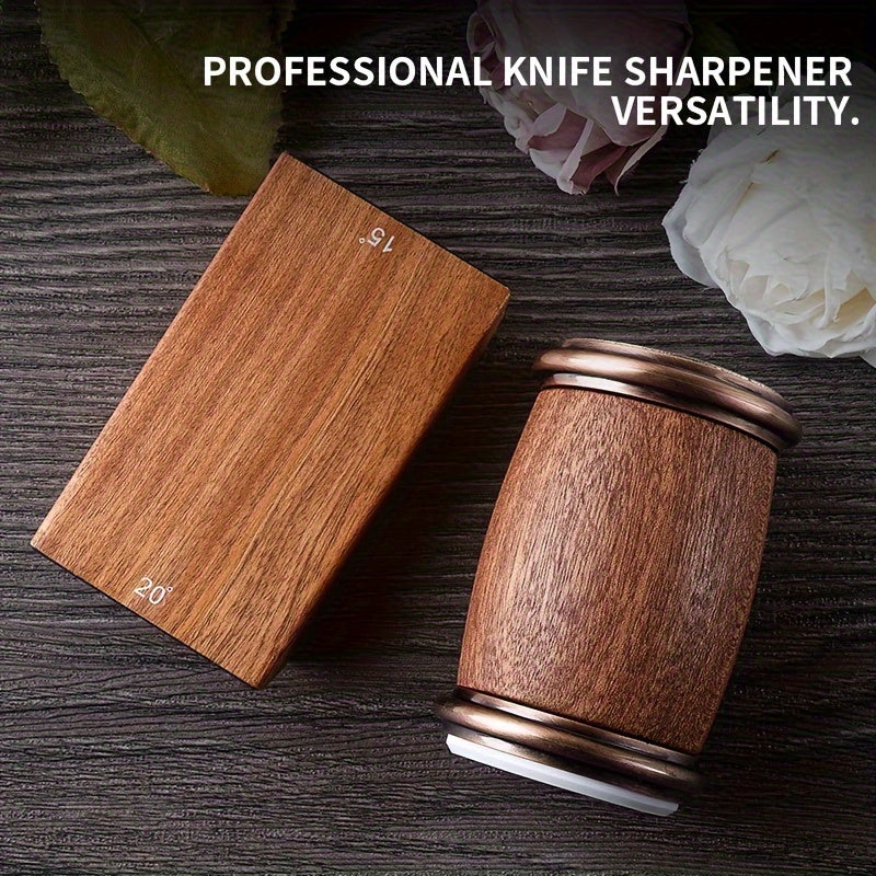 Kitchen Knife Sharpening Set with Magnetic Angle Guide, Corundum, Metal Construction