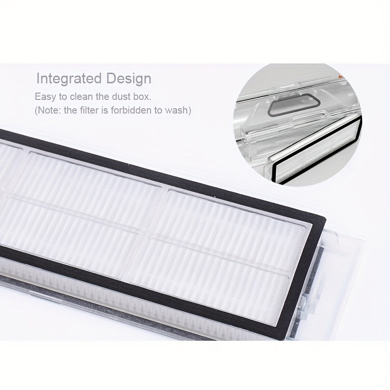 Xiaomi Roborock S5, S50, S51, S55, S6, S5 Max, S6 MaxV va S6 Pure vakuum tozalagichlari uchun 8 ta Hepa filtr to'plamini oling. Ushbu yuviladigan filtrlar mukammal almashtirish zaxira qismlardir.