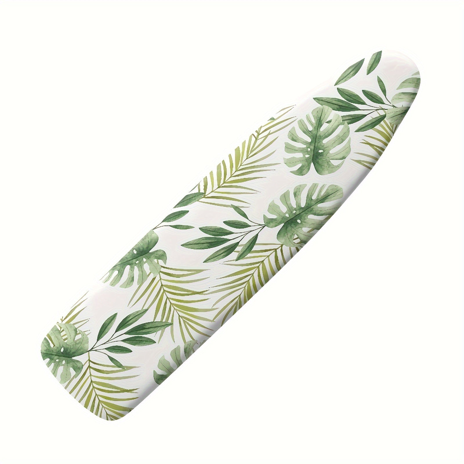 Spring Summer Ironing Board Cover Set with Palm Tree and Monstera Leaves High-Temperature Resistant Replacement Cloth