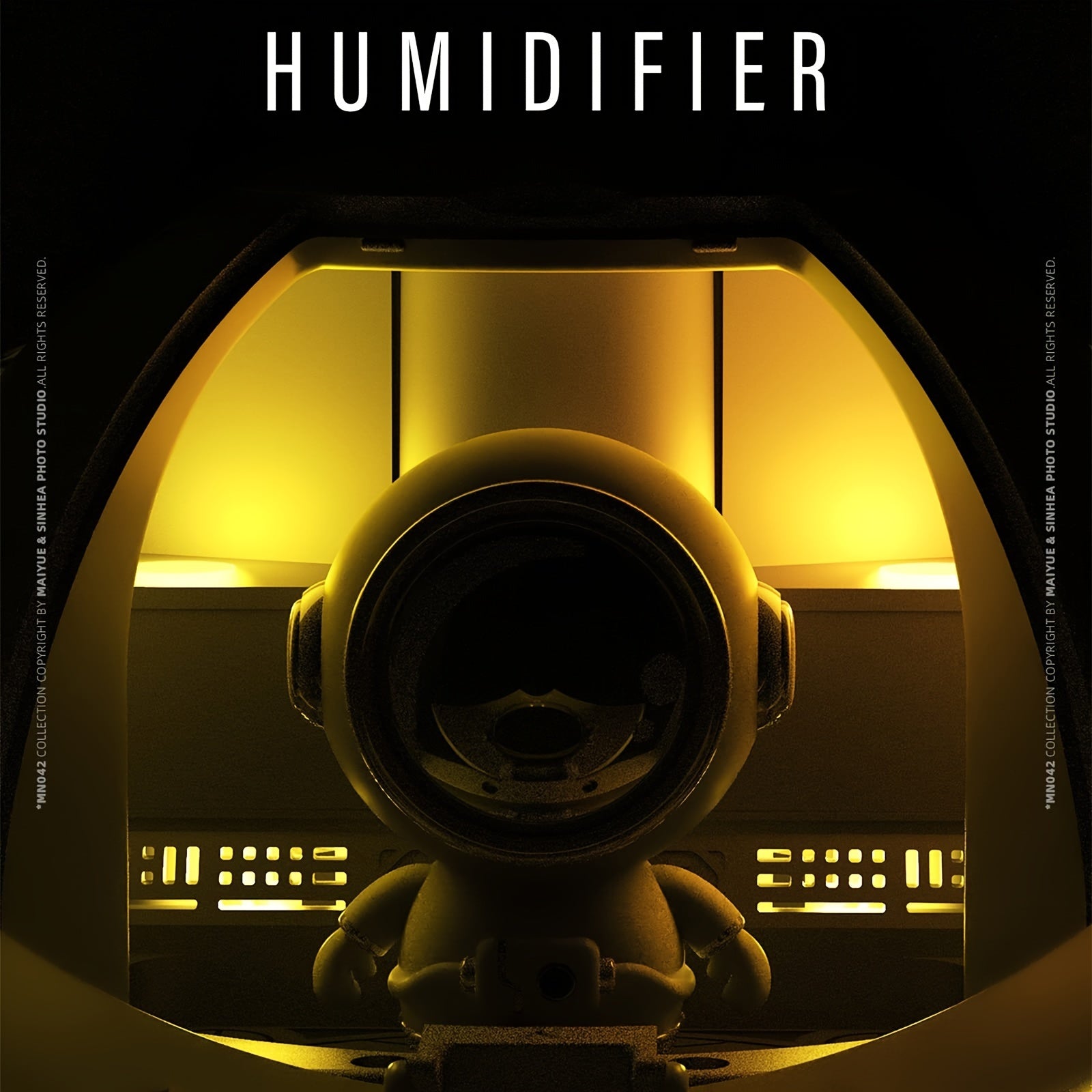 Mini Portable Humidifier with Night Light 7.44oz for Bedroom Office