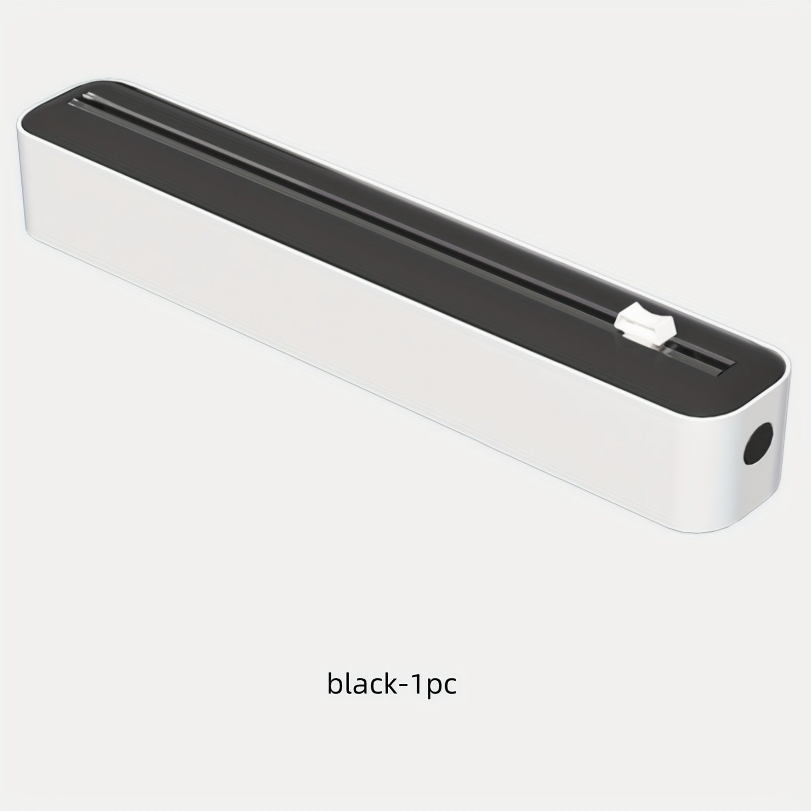 2-in-1 Plastic Wrap and Foil Dispenser with Slide Cutter and Suction Cup Base