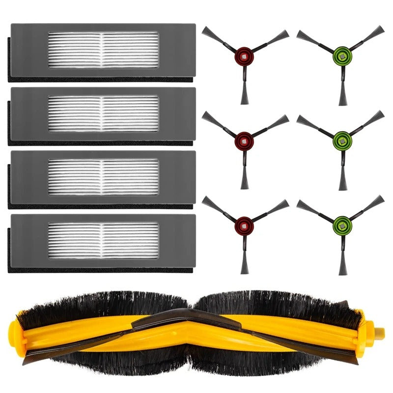 Robot Vacuum Accessory Kit with HEPA Filters and Floor Attachments for Floor Cleaning