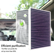 Carbon Fiber Cabin Air Filter Activated Carbon High Efficiency Replacement