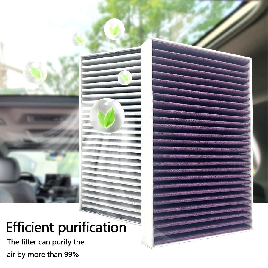 Carbon Fiber Cabin Air Filter Activated Carbon High Efficiency Replacement