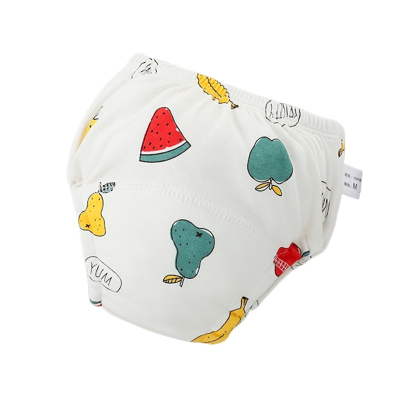 Set of 2 Reusable Training Pants for Kids Toddlers Flexible Diaper Substitutes with Adorable Designs