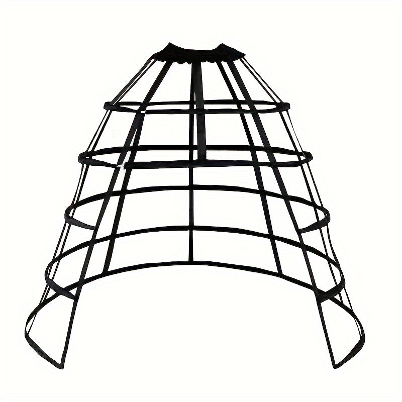 Women's Breathable Performance Underskirt with Satin Ribbons and Cut-Out Split in White and Black