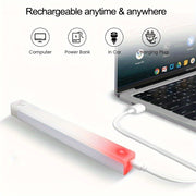 3-Pack LED Motion Sensor Cabinet Lights 7.9 Inch Wireless Rechargeable Under Cabinet Lighting