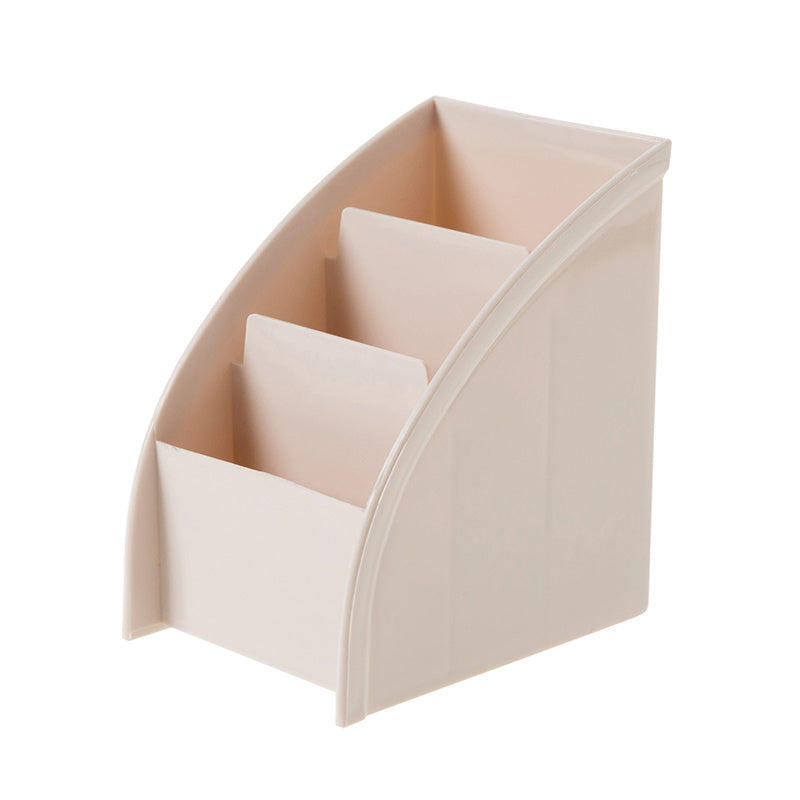 Desk Organizer with Grid Pocket Folder and Remote Control Storage for Cosmetics