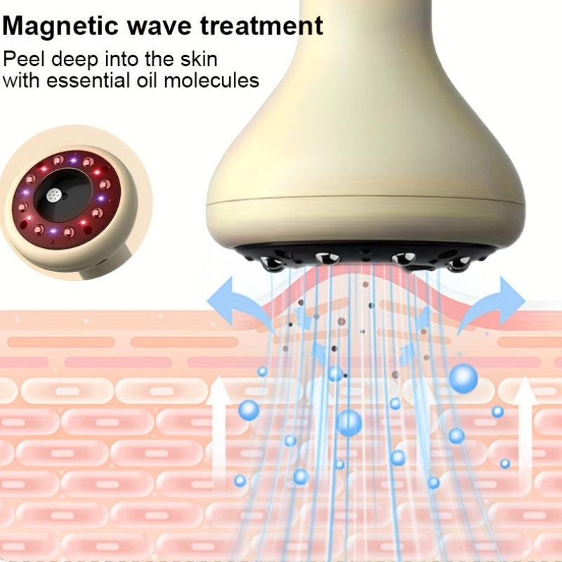 USB-перезаряжаемый электрический массажер-стакан для спины, шеи и рук. Подходит для 36V или ниже. Оснащен функцией домашнего нагрева и технологией присоски.